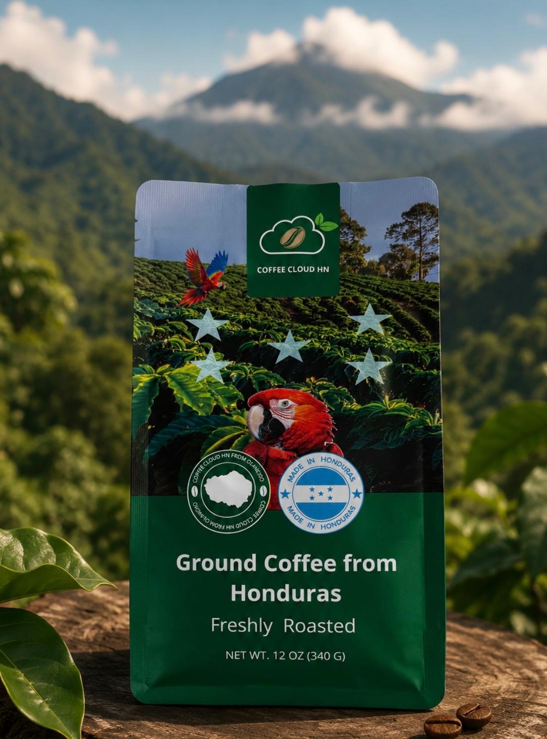 Single Origin Honduran Coffee whole bean front view
